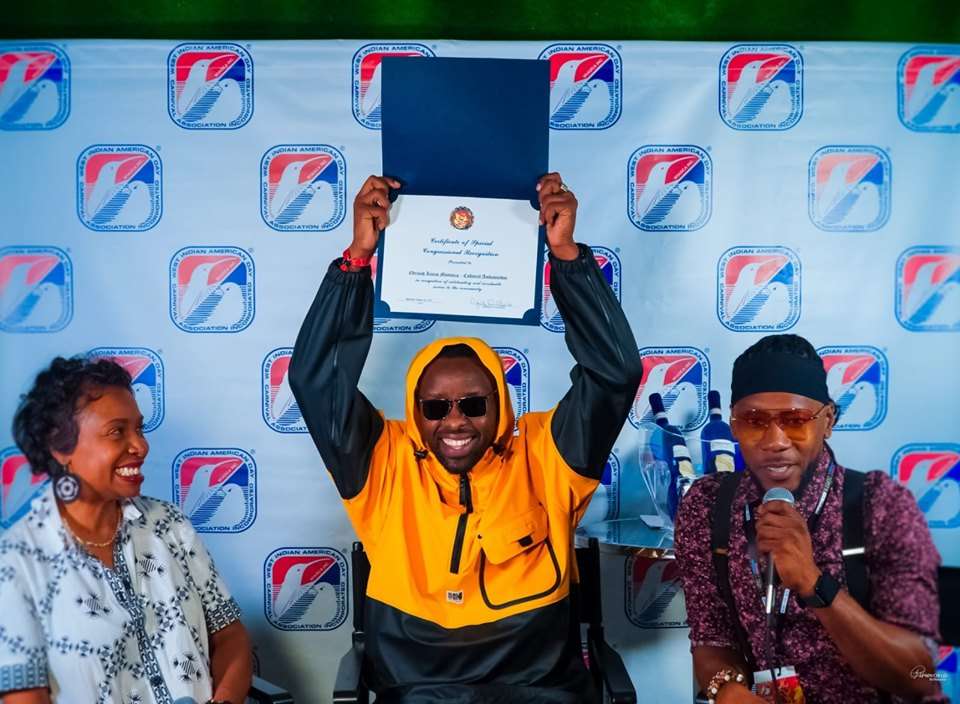 Eddy Kenzo Receives Special Recognition from the United States Congress